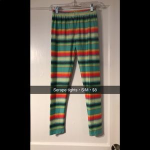 Serape tights